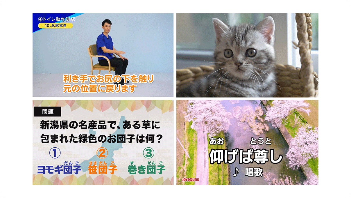 コンテンツは 1,300種以上※