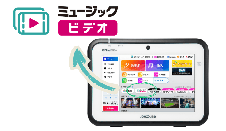 JoyPadとRecTV for JOYSOUNDのバナー